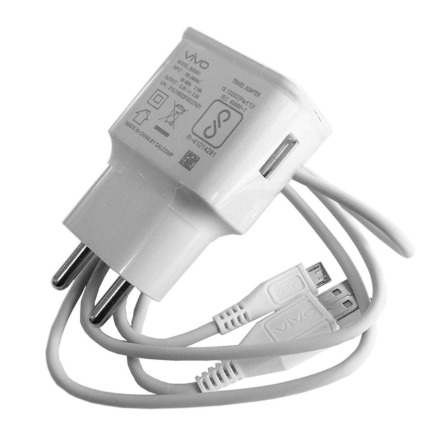 UV laser marking on the phone charger