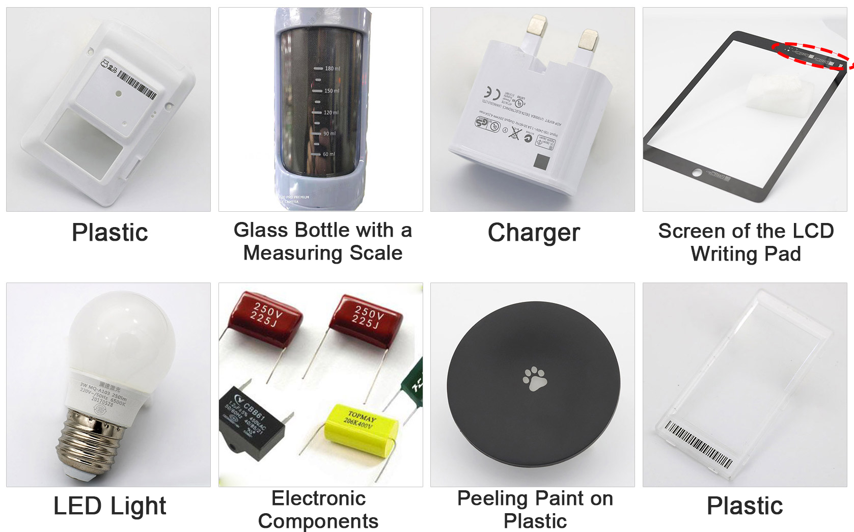 UV laser marking samples