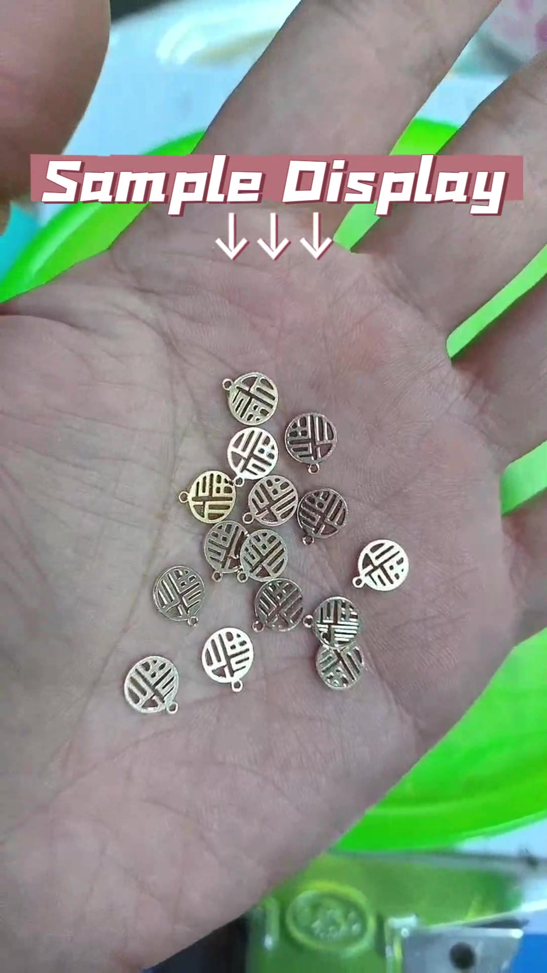 laser cutting samples display