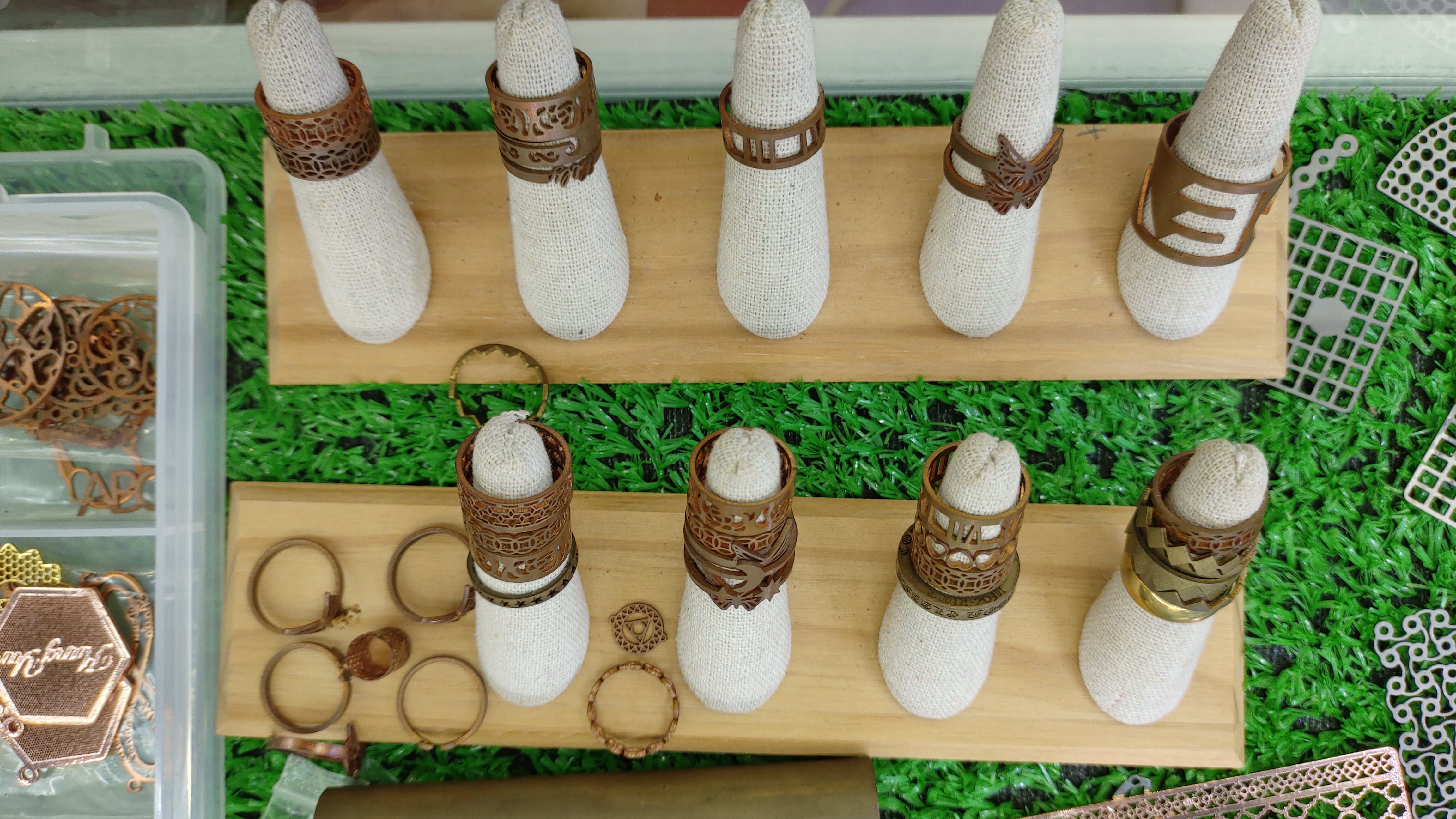 cosmo laser cutting samples rings