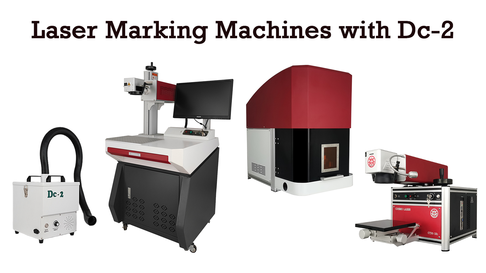 cosmo laser marking machines with dust collector Dc-2