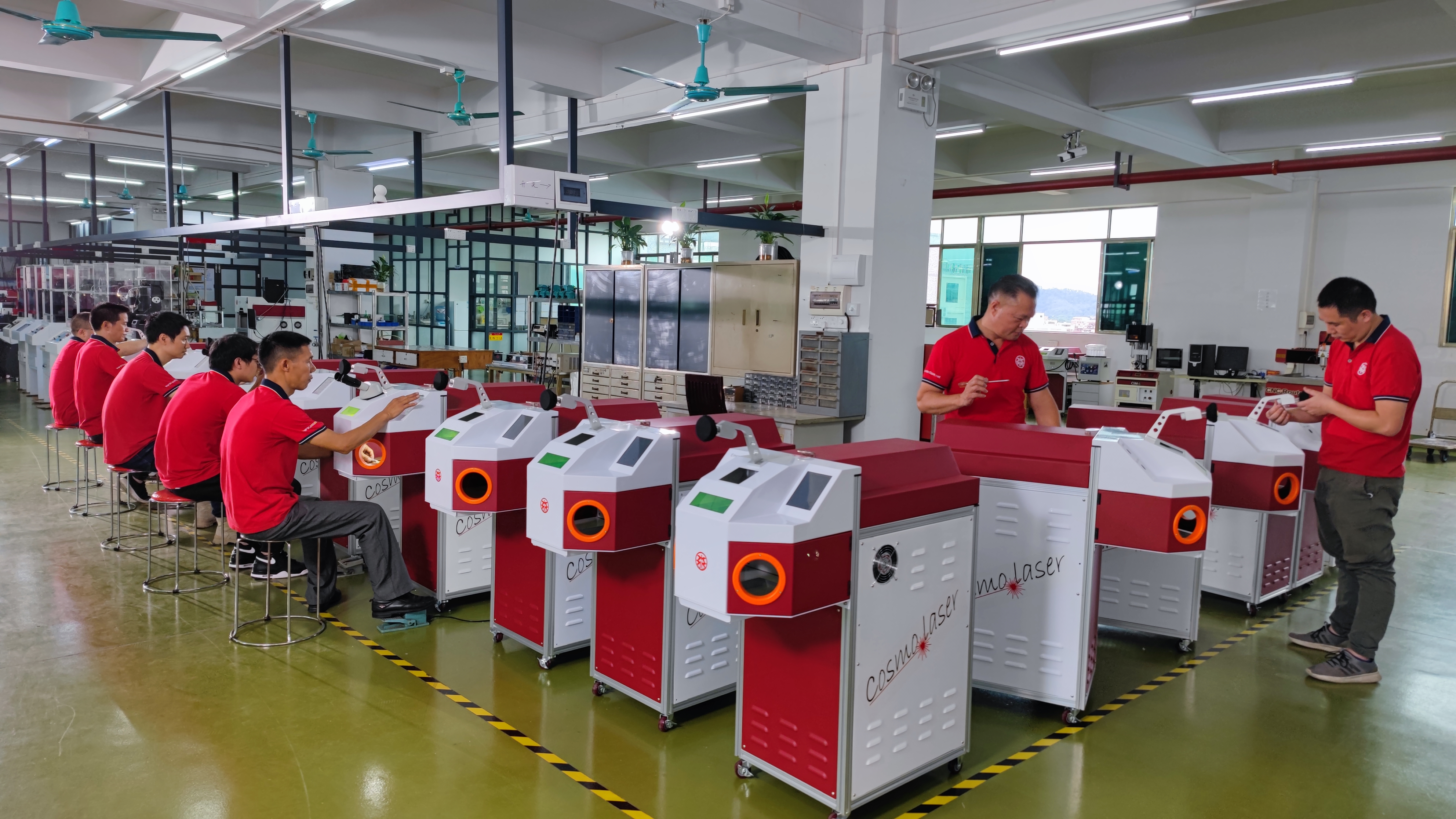 Cosmo's workers are wearing uniform