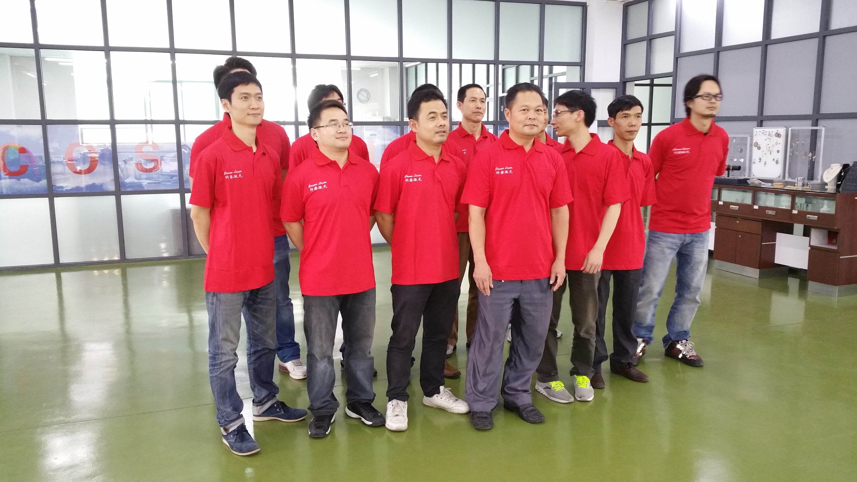 Cosmo's employees are wearing uniform