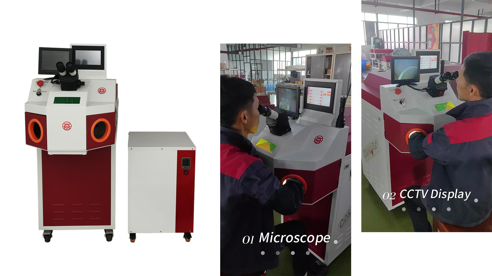 Double Viewing Laser Welding Machine for Welding/Repairing Jewellery ...