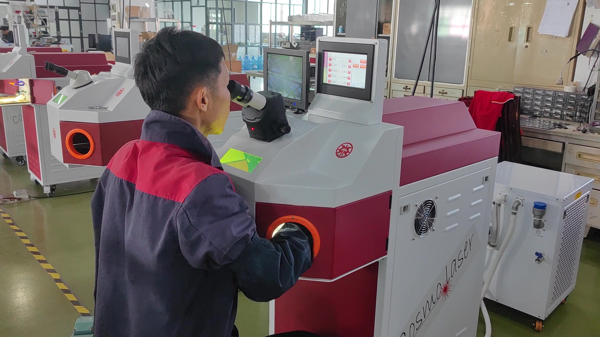 Stereo-Microscope Laser Welding Machine