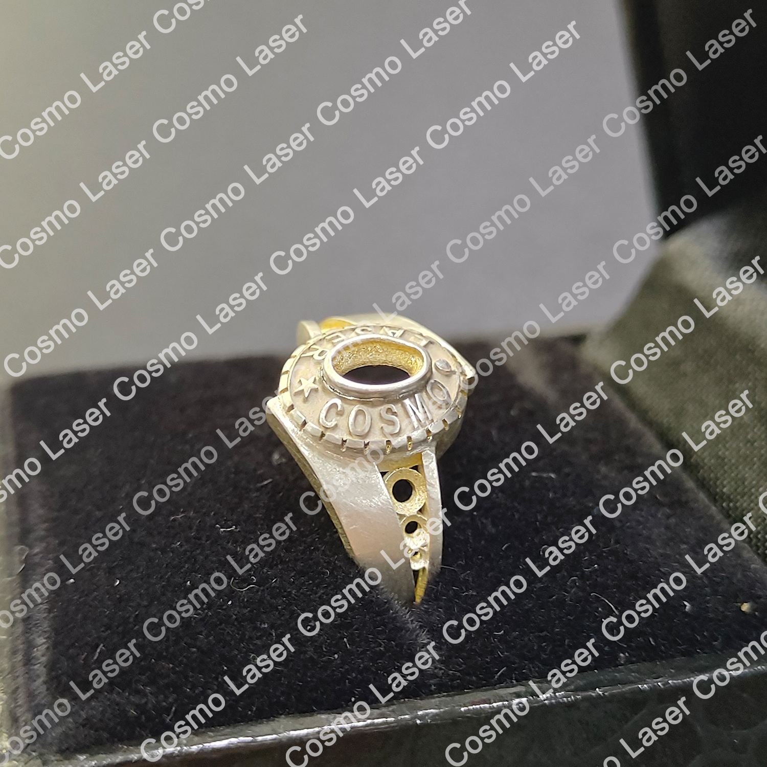 Laser Engraving Sterling Silver Ring