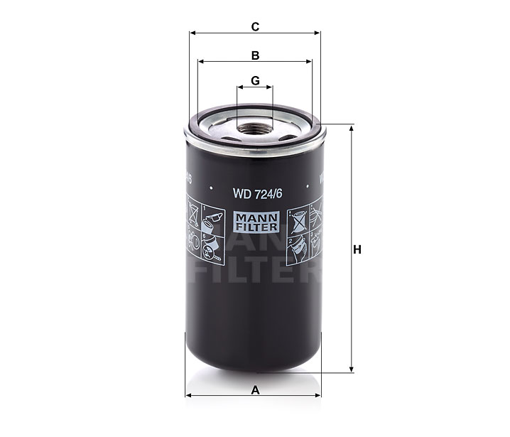 Lubricating Oil Filter of Air Compressor