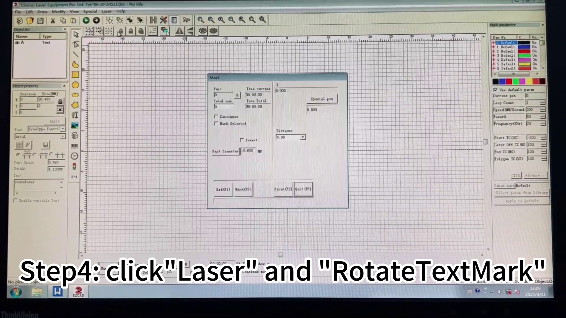 cosmo laser marking machine