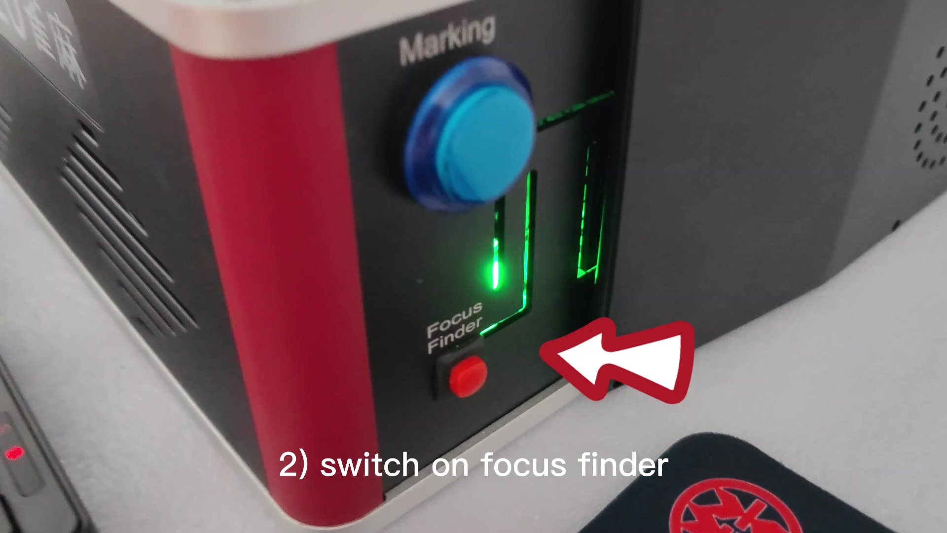 switch on the focus finder