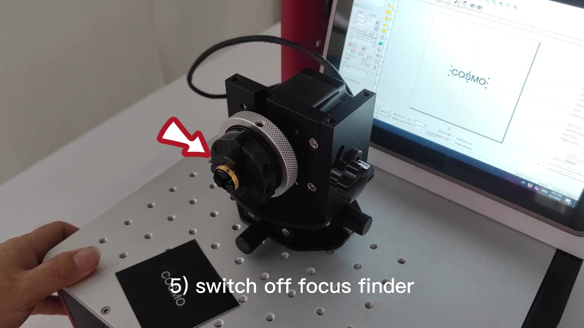 switch off the focus finder