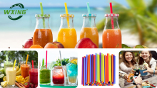 Wholesale Straws Extra Wide Extra Long Assorted Bright Colors with good price