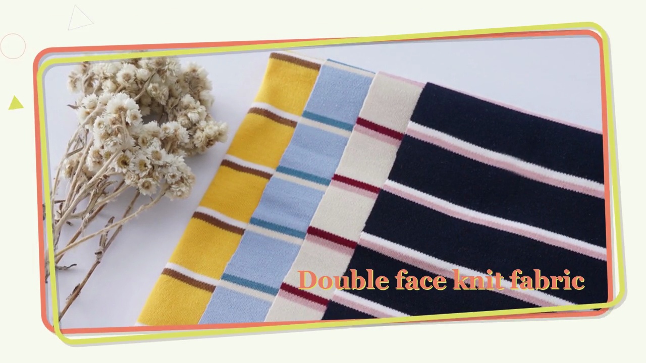 Double face knit fabric.