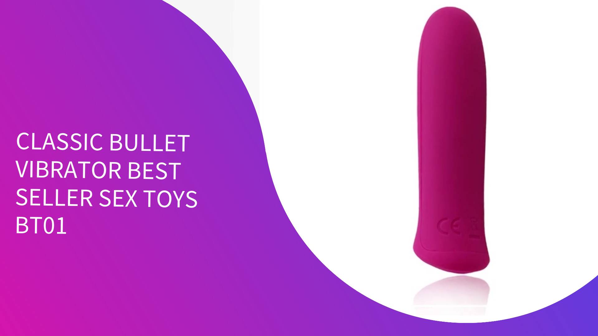 A bullet sex toy