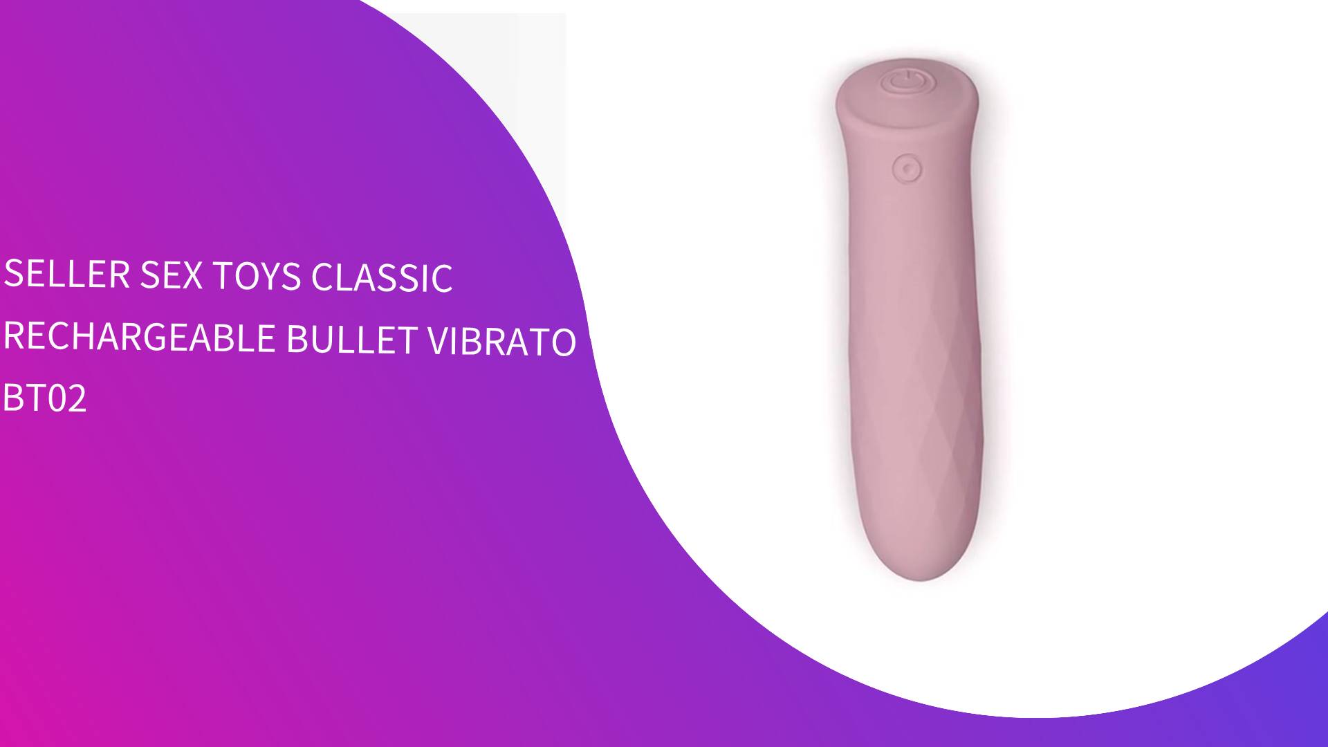 Klassischer wiederaufladbarer Bullet-Vibrator für Bestseller-Sexspielzeug