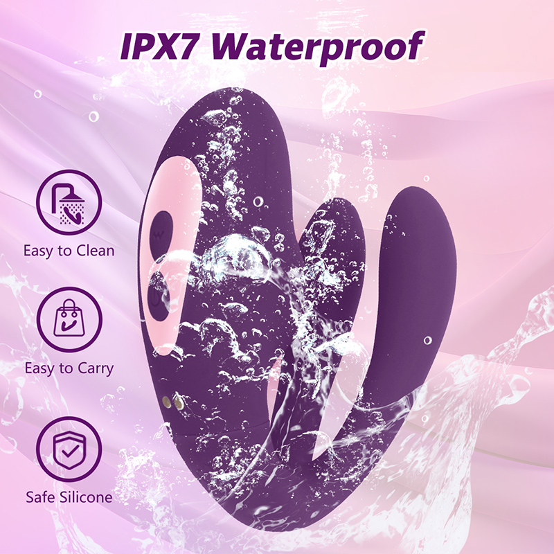 Triple way sucking silicone Vibrator private label for sex toys branding | VF Pleasure Triple way sucking silicone Vibrator private label for sex toys branding | VF Pleasure
