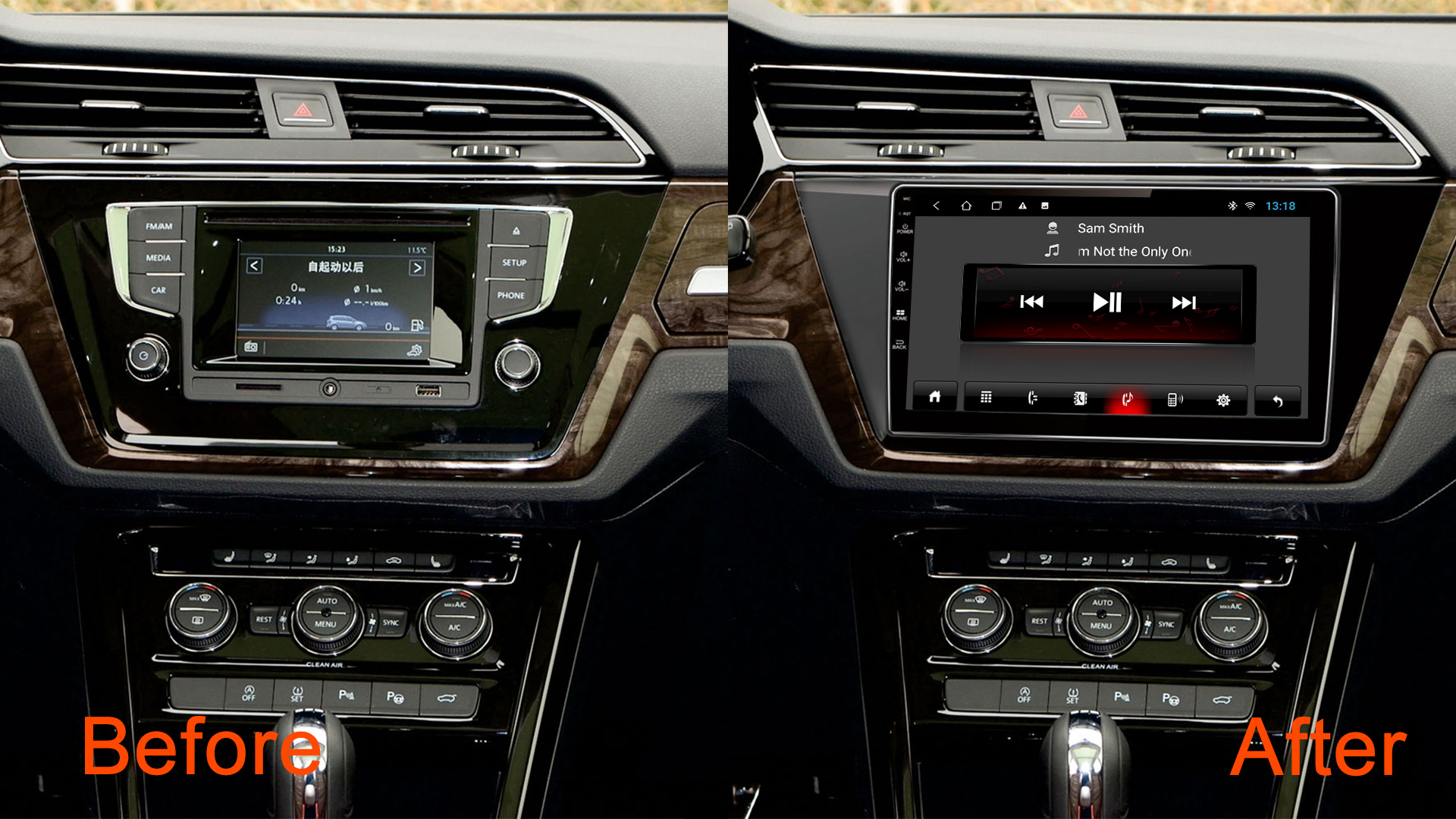 Car Radio Android Auto Multimedia Player For Volkswagen Touran 2016