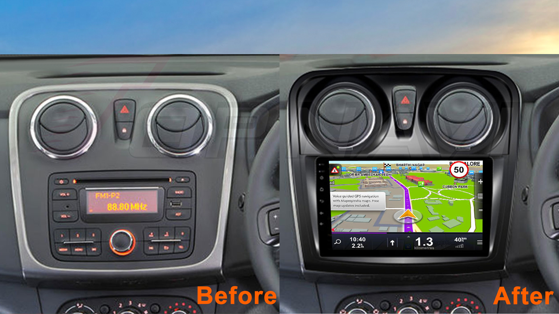 Car Radio 2 Din Android Car Stereo for Renault Dacia Sandero 20122017