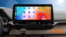 12.3 inch Car Radio For Toyota Senna 2021 Car GPS Navigation Android Multimedia Player Stereo Head Unit Top Navi