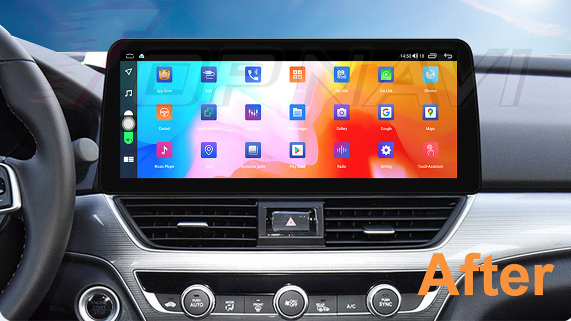  Best 12.3 inch Android For Honda ACCORD 10 INSPIRE 2018-2021 GPS Navigation Car Radio Multimedia Player Supplier 
