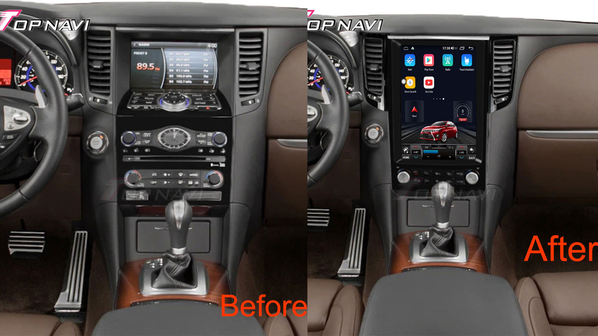 12.1 inch Android Car Radio GPS Navigation Multimedia Player for Infiniti FX35 20112015 Stereo