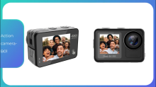 Factory directly sell dual color screens action camera B01
