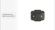 Bike Camera with Warning Light BT01