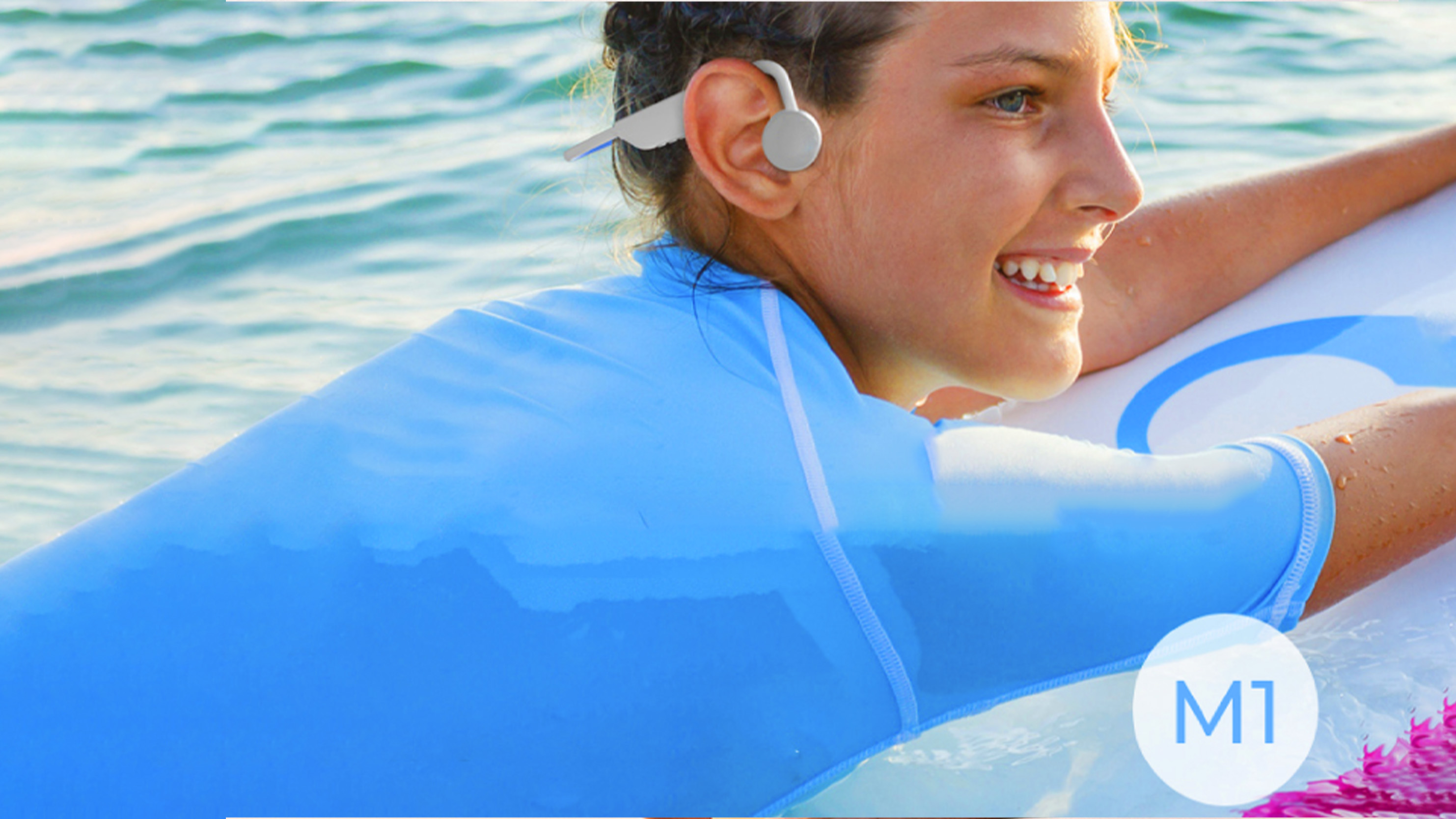 Quality M1 Waterproof Bone Conduction Headphone With Night Running