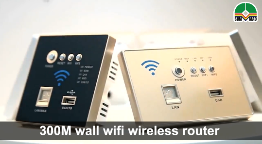 Bộ định tuyến không dây loại 86 USB Nguồn điện Wi-Fi thông minh Cắm 300mbps Bộ định tuyến Wi-Fi gắn tường Ổ cắm 16A Ổ cắm điện Kết nối OEM