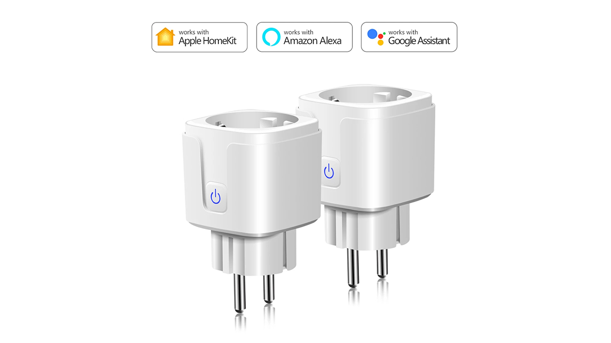 EU Homekit Smart WiFi Plug Adaptor 16A Remote Voice Control Power