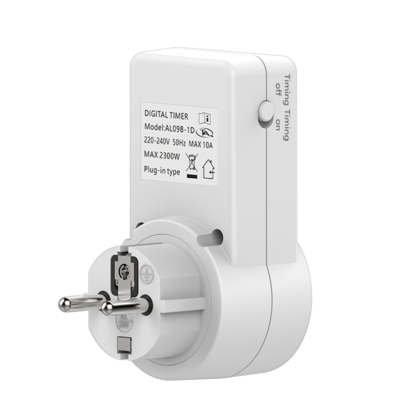 EU Plug Digital Countdown Timer Smart Control Plug-In Switch Socket ปิด ...