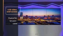 55 inch wall mounted 4k advertising screen seamless ad player 2x3 3x3 lcd video wall outdoor display