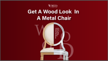 Why metal wood grain senior living seating?