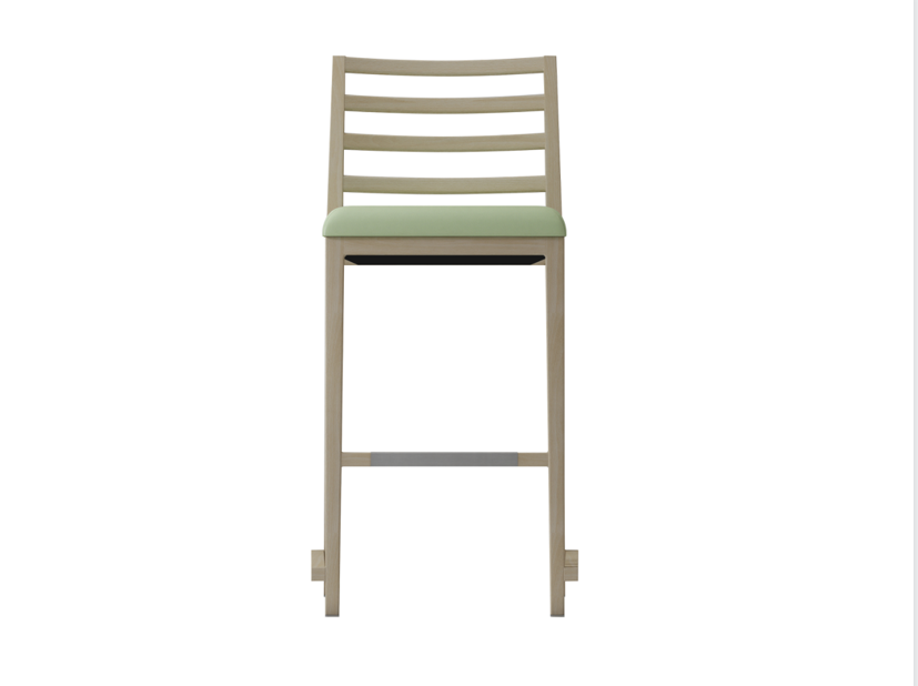 Best counter stools aluminum wood grain for elderly Yumeya YG7081