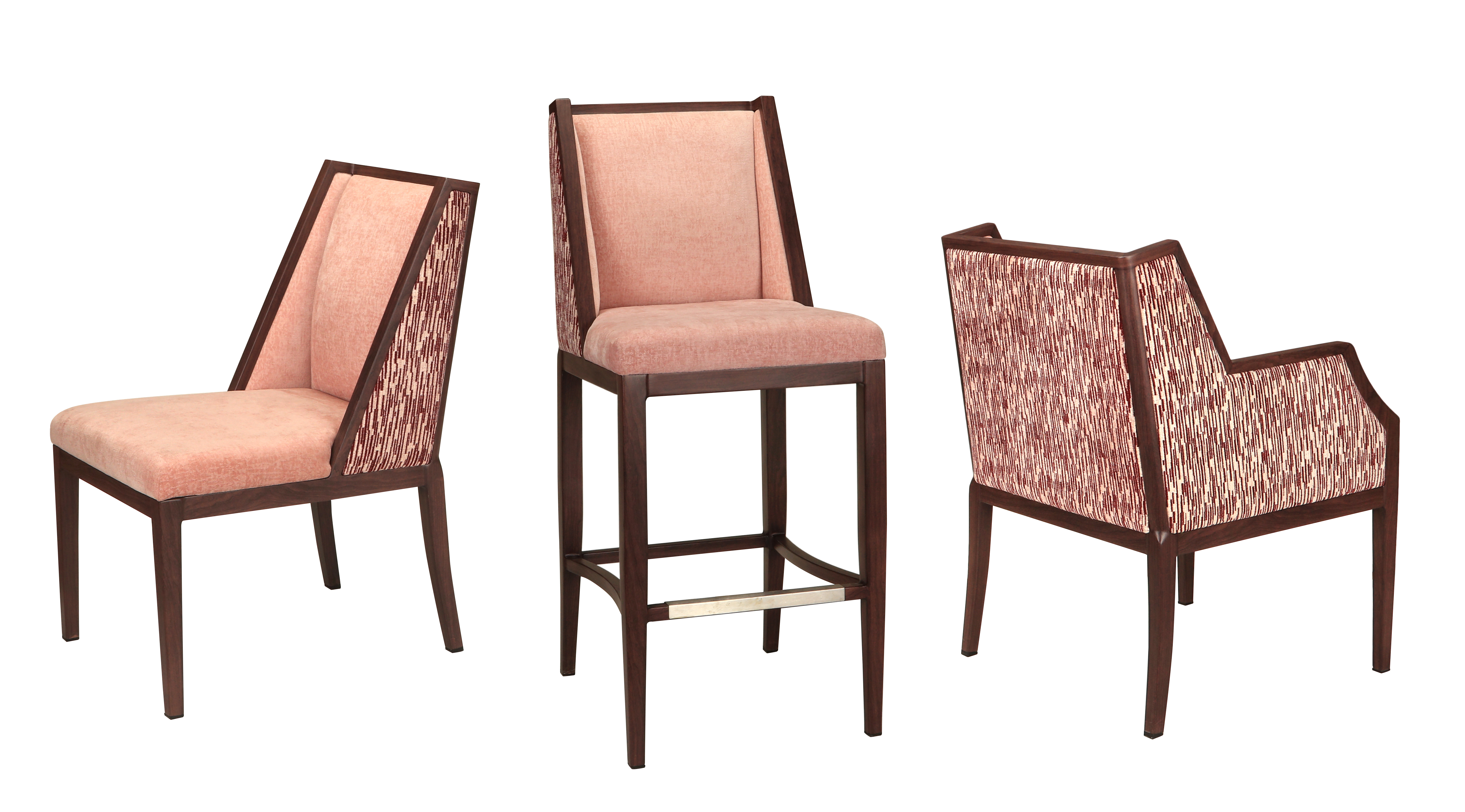 Armless dining side chairs for senior living/retirement home YL1495