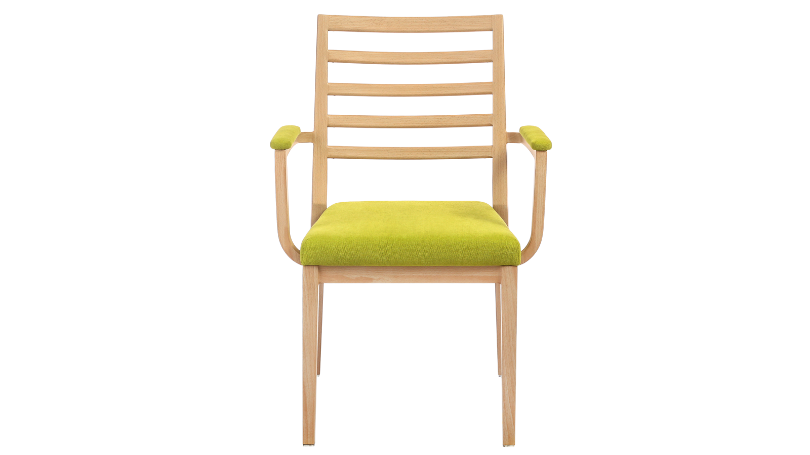 Klasické stohovací jídelní židle z hliníkového dřeva s područkami pro starší Yumeya YW5663
