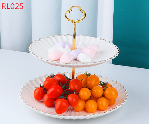 European style ceramic dessert rack nordic restaurant living room ...