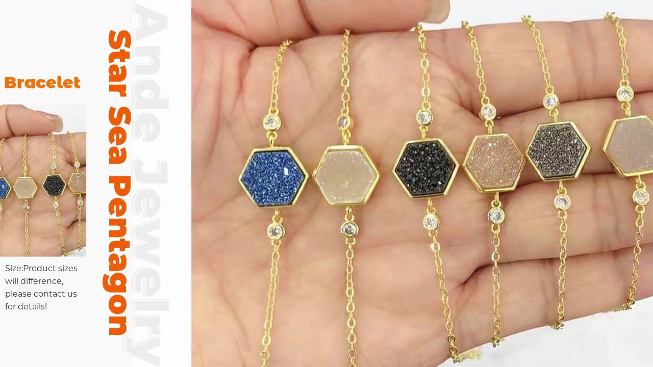 Ande Jewelry.Star Sea Pentagon.Size:Product sizes .will difference, .please contact us .for details!Bracelet.