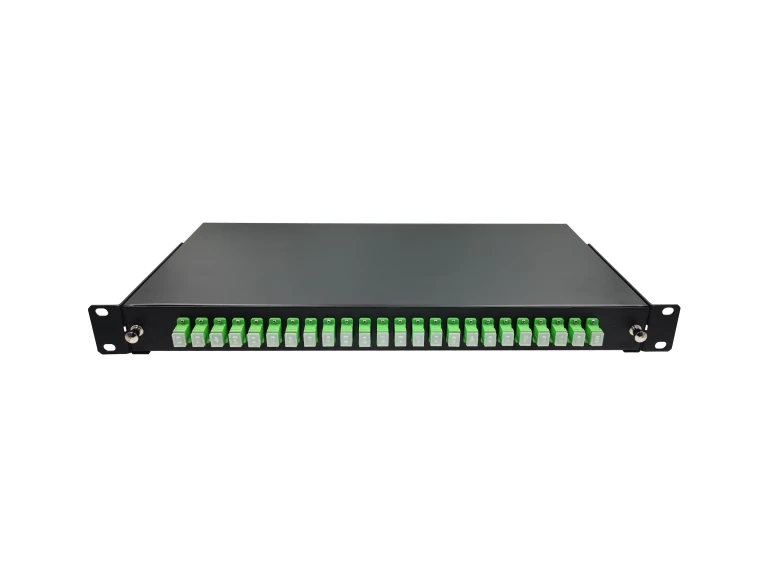24 Ports SC/APC ODF Rack Fiber Patch Panel 1U 19 Inch Standard Frame Type  Pull -