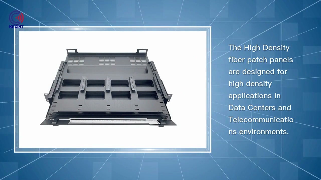The High Density .fiber patch panels .are designed for .high density .applications in .Data Centers and .Telecommunicatio.ns environments. .