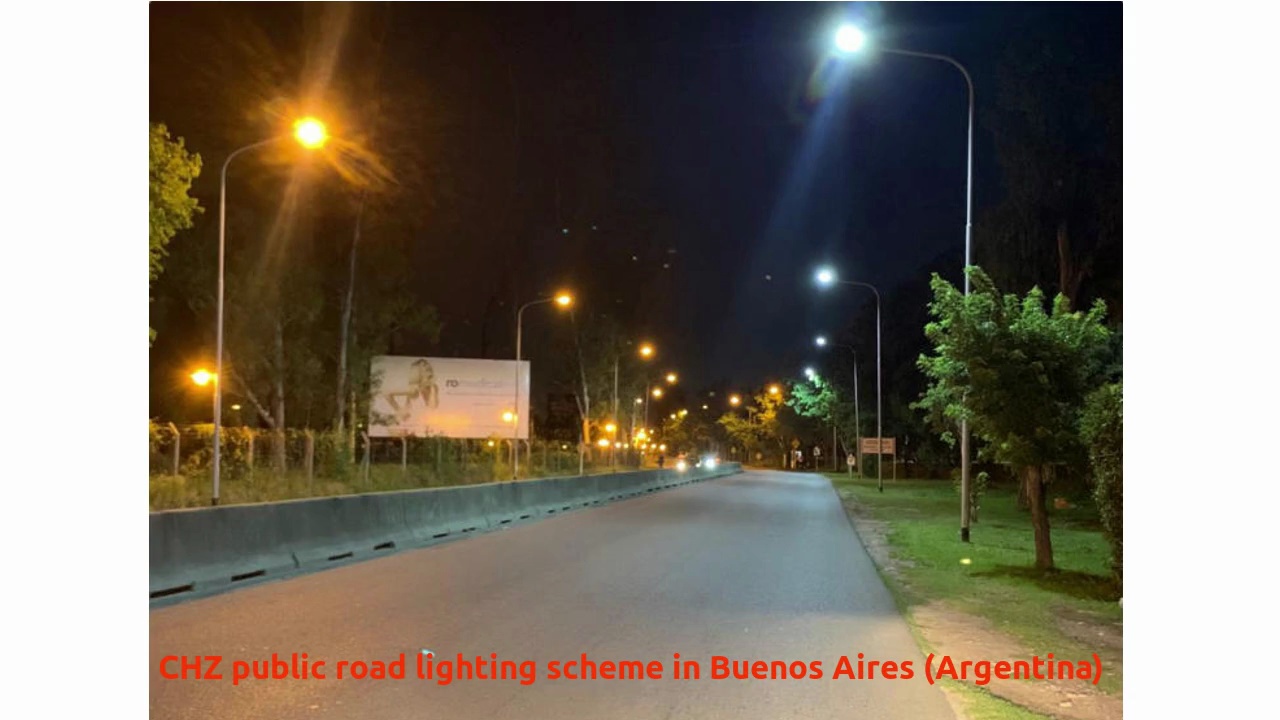 CHZ public road lighting scheme in Buenos Aires (Argentina)