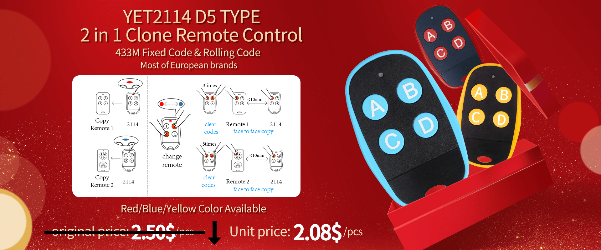 universal remote control for gates
