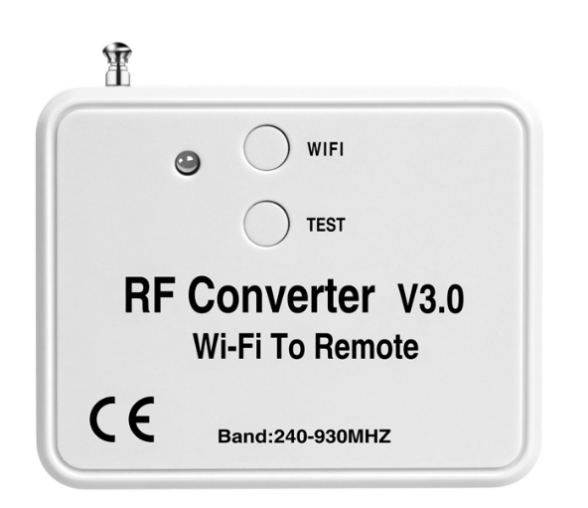 WIFI  to rf remote converter