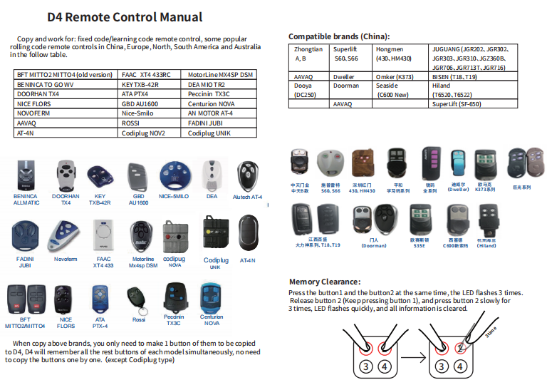 remote control duplicator