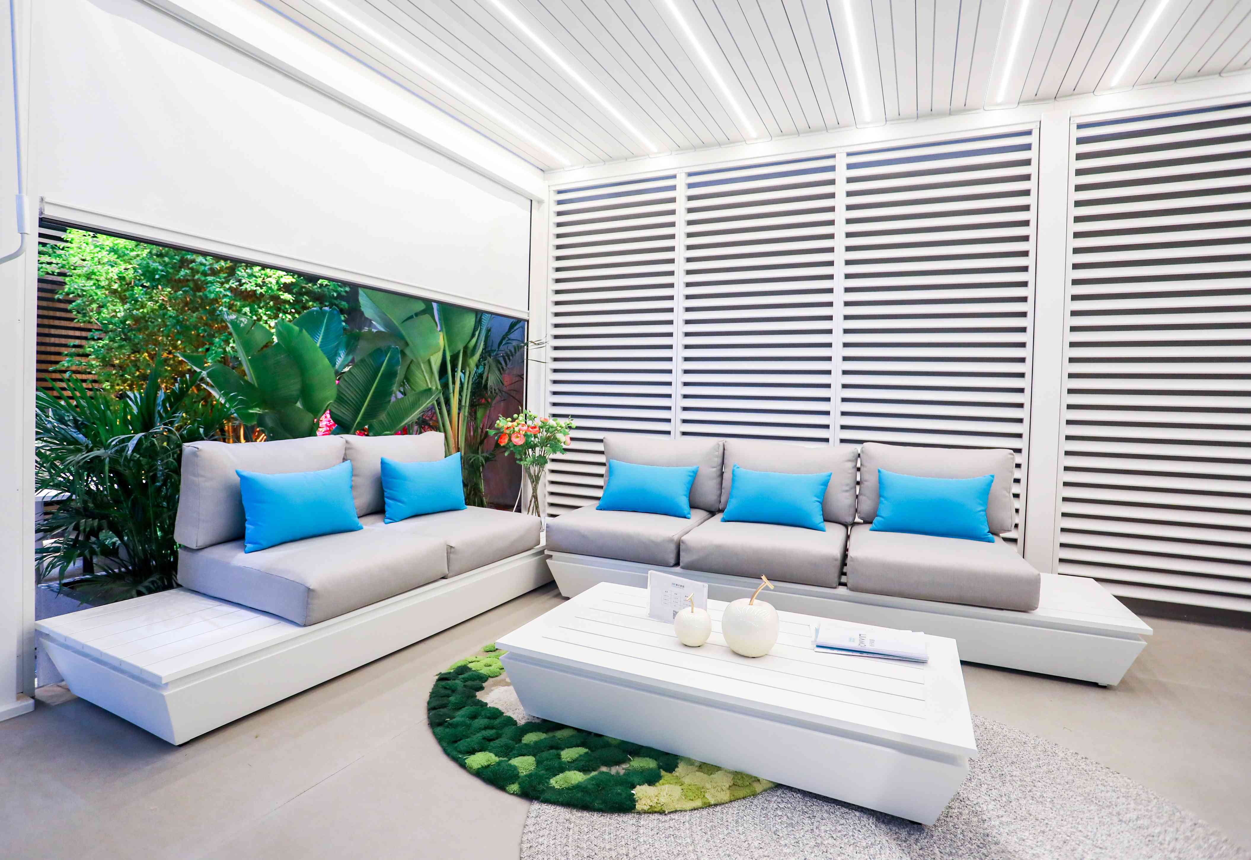 Best Quality Mediterranean Series Sofa Outdoor Patio Beach sofa set Factory