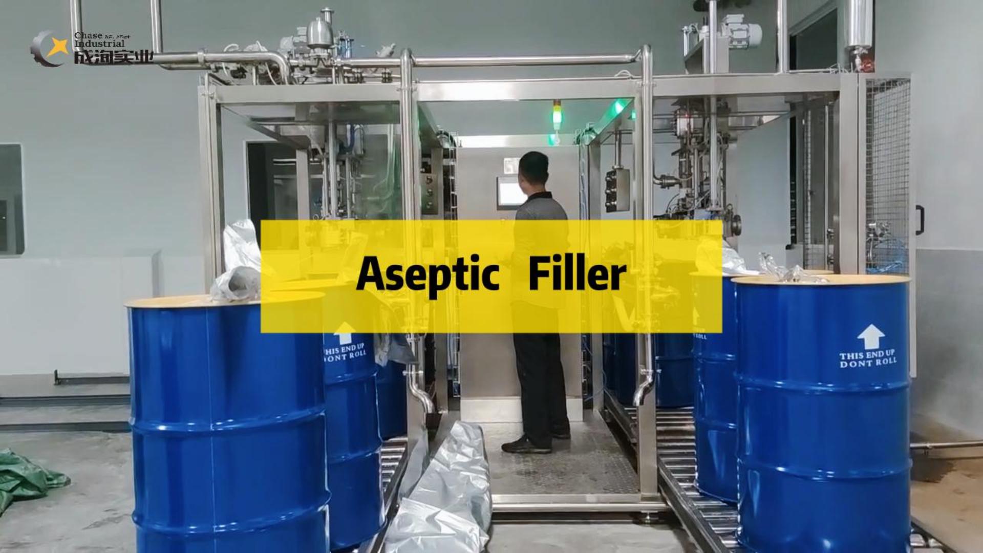 Aseptischer 200-Liter-Beutel in Fassfüller - CHASE