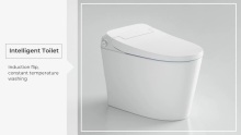 Intelligent Toilet Seat Cover Electronic Bidet Toilet Bowls Seat Heating Clean Dry Smart Toilet Lid For Bathroom