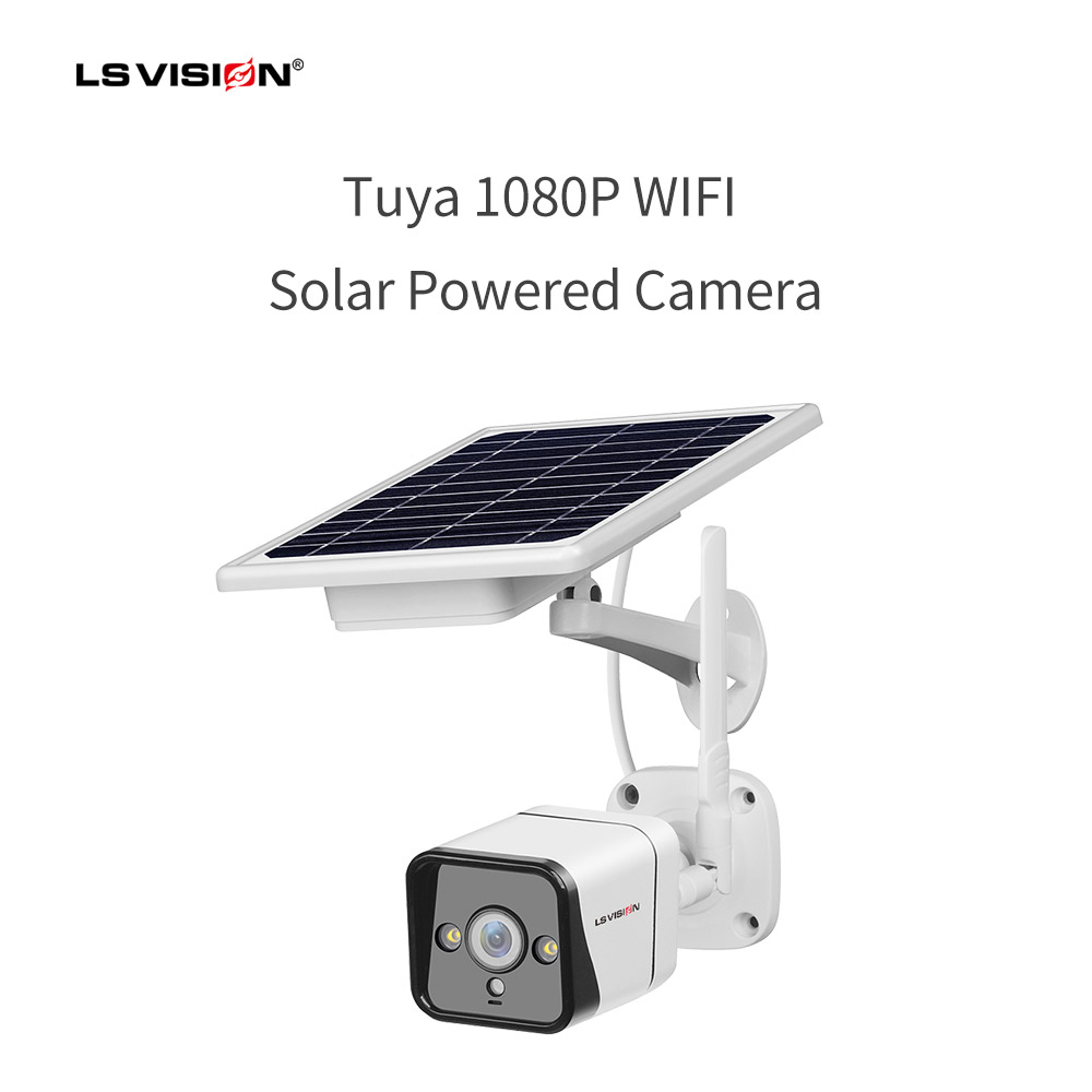 Tuya 1080p wifi solar powered camera