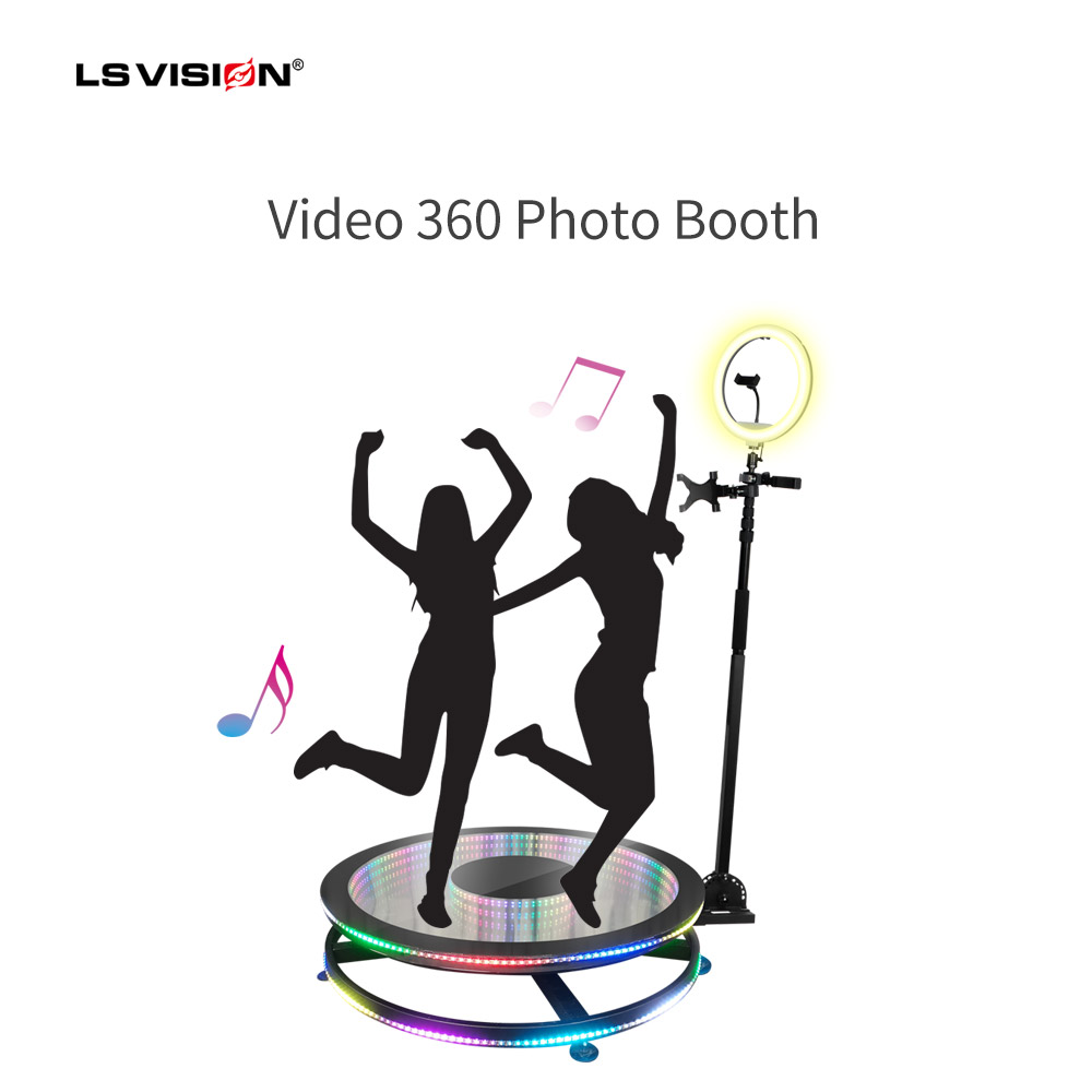 Live Broadcast 360. 360 Degree Portable photo Booth fill Light Machine Camera IPA. 360 Photo Booth Machine for Parties.