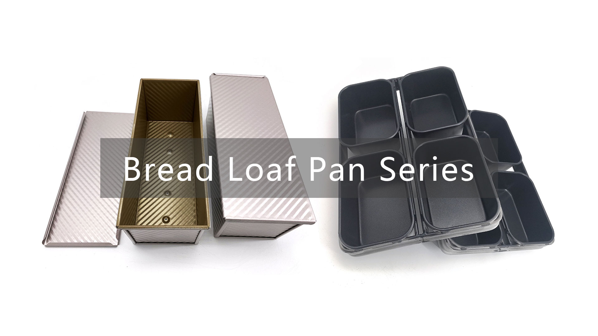 Professional Single Bread Baking Pan Industrial Strap Loaf Pan Set manufacturers