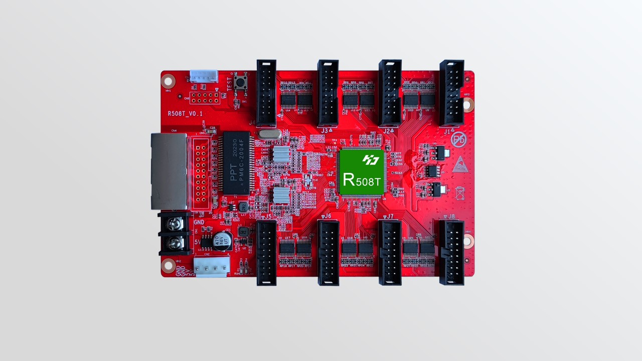 풀 컬러 LED 디스플레이용 수신 카드 HD-R508T